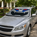 Wild Force Silver Ranger Custom Car Windshield Sunshades