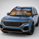 Coyote Couple Custom Car Windshield Sunshades