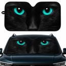 Blue Cat Eyes Car Sun Shades Windshield Accessories Decor Gift