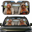 Vizsla Dog Custom Car Windshield Sunshades