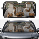 Squirrels Custom Car Windshield Sunshades
