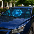 Spacecraft Control Panel Dashboard Custom Car Windshield Sunshades