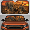 African Animals Custom Car Windshield Sunshades