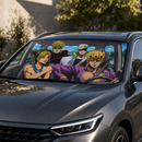 JoJo's Bizarre Adventure Giorno Jolyne Jotaro And Dio Custom Car Windshield Sunshades