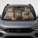 Squirrels Custom Car Windshield Sunshades