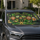 St Patricks Day Leprechaun Custom Car Windshield Sunshades