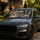 Corgi Driver Car Auto Sun Shade Gift Ideas 2021