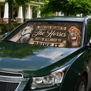 This Car Belongs To The Horse, But I'M Allowed To Drive It Custom Car Windshield Sunshades