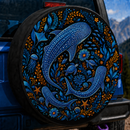 Whale Shark Symphony Custom Jeep Wheel Cover With Camera Hole