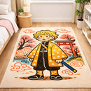 Zenitsu Demon Slayer Japan Rectangular Area Rug