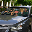 Spy X Family Loid Yor And Anya Hot Anime Custom Car Windshield Sunshades