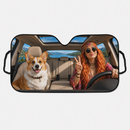 Corgi Peace Auto Sun Shade Gift Ideas 2021