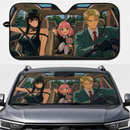 Spy X Family Loid Yor And Anya Hot Anime Custom Car Windshield Sunshades