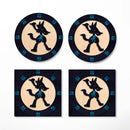 Lucario Evolution Pokemon Mockup Ceramic Decor Coaster - Gift Idea