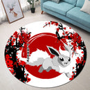 Flareon Pokemon Japan Style Round Rug