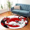 Flareon Pokemon Japan Style Round Rug