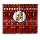 Flash Christmas Window Curtain