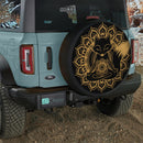 Mandala Meditating Fox Yoga Jeep Car Spare Tire Cover