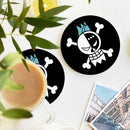 Franky One Piece Icon Skull Ceramic Decor Coaster - Gift Idea
