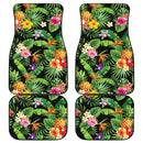 Flower Pattern Art Car Mats