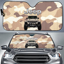 Jeep Camo Cream Color Car Auto Sunshades