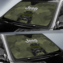 Jeep Camo Green Color Car Auto Sunshades