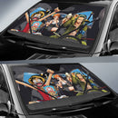 Luffy And Friends One Piece Car Auto Sunshades