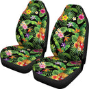 Flower Pattern Art Premium Custom Car Seat Covers Decor Protectors