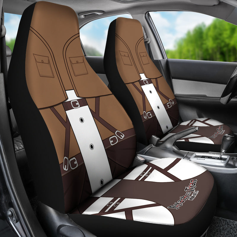 Attack on Titan Uniform Premium Custom Car Seat Covers Decor Protectors