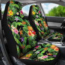 Flower Pattern Art Premium Custom Car Seat Covers Decor Protectors