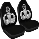 Winged Diamond Logo Premium Custom Car Seat Covers Decor Protectors