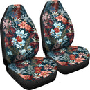 Flower Pattern Premium Custom Car Seat Covers Decor Protectors
