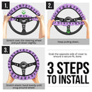 Gojo Anime Chibi Cute Car Steering Wheel Cover