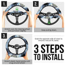 Poliwhirl Pokemon Steering Wheel Cover