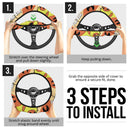 Flareon Pokemon Steering Wheel Cover