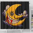Creepy Moon Soul Eater Shower Curtain