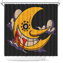 Creepy Moon Soul Eater Shower Curtain
