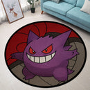 Gengar Pokemon Ball Round Rug