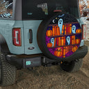 Ghost Halloween Book Stained Glass Jeep Car Spare Tire Cover