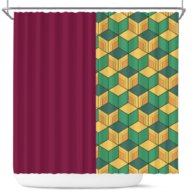Giyu Tomioka Classic Demon Slayer Kimetsu No Yaiba Anime Shower Curtain