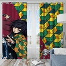 Giyu Tomioka Demon Slayer Kimetsu No Yaiba Anime Window Curtain