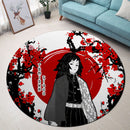Giyuu Demon Slayer Style Round Rug