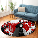 Giyuu Demon Slayer Style Round Rug