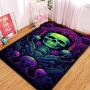 God Rider Skull Rectangular Area Rug