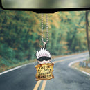 Gojo Anime Get In Sit Down Shut Up Hang On Car Ornament Custom Car Accessories Decorations