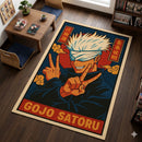 Gojo Satoru Japan Art Rectangular Area Rug