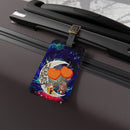 Goku Chichi Dragon Ball Love You To The Moon Galaxy Luggage Tag