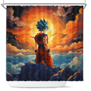 Goku Sunset Art Shower Curtain