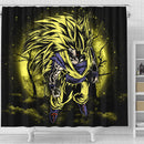 Goku Super Saiyan 3 Dragon Ball Moonlight Shower Curtain Nearkii