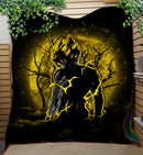 Goku Super Saiyan Moonlight Quilt Blanket Nearkii
